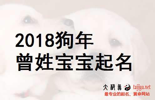 曾姓女孩起名大全,曾姓男寶寶名字大全2018狗年