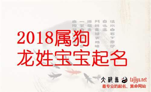 好聽的龍姓男寶寶名字大全,姓龍女寶寶起名字大全2018狗年