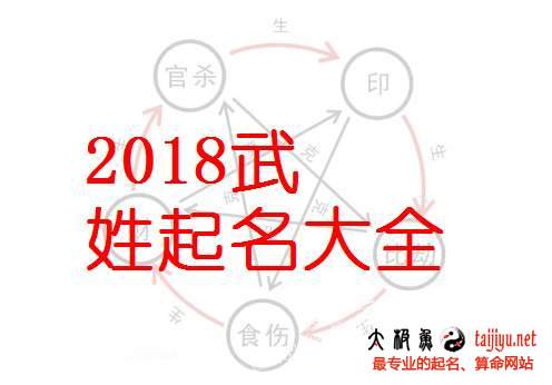 武姓男寶寶起名大全,2018狗年好聽的姓武女孩名字大全