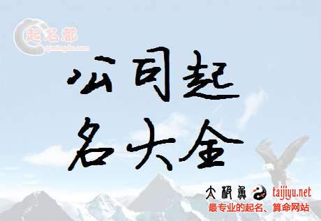 2字公司起名,二字公司起名大全