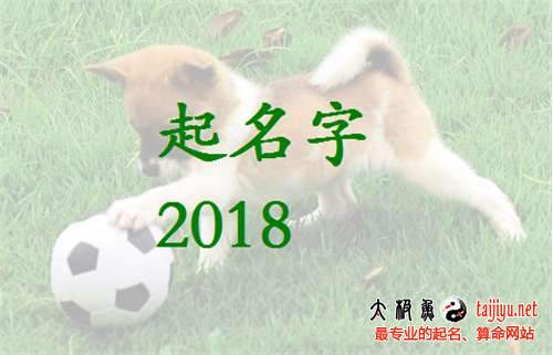 2018屬狗寶寶起名字測試打分