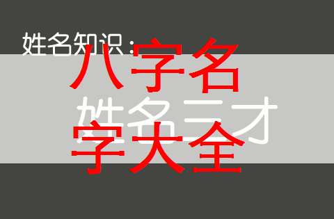 岑姓寶寶八字起名大全