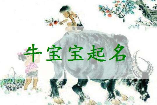 屬牛寶寶起名大全