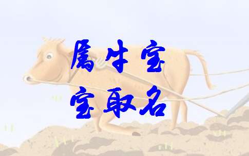 屬牛姓蘇寶寶起名大全
