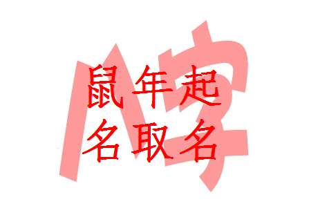 屬鼠傅姓寶寶起名大全