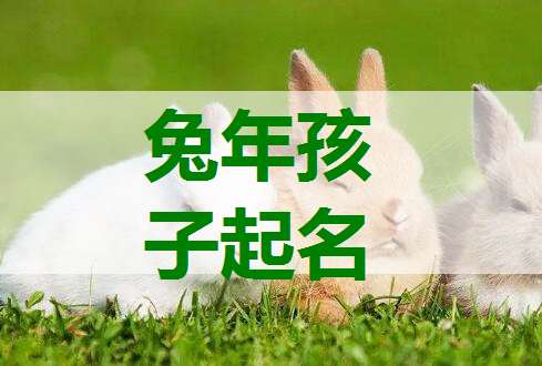 屬兔姓龔寶寶起名大全