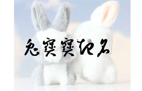 屬兔梁姓寶寶起名大全